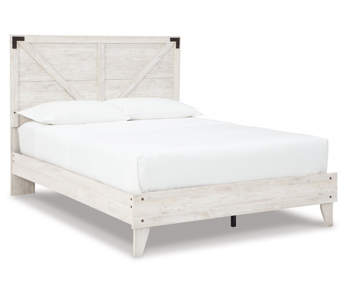 Shawburn Panel Platform Bed Whitewash