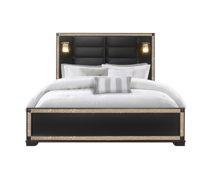 Blake - King Bed With Lamps