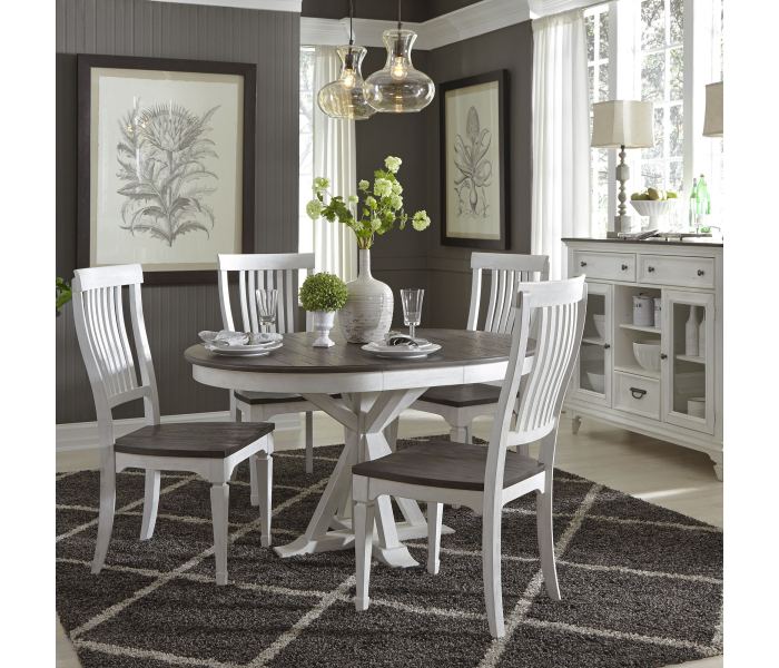 Allyson Park - 5 Piece Pedestal Table Set