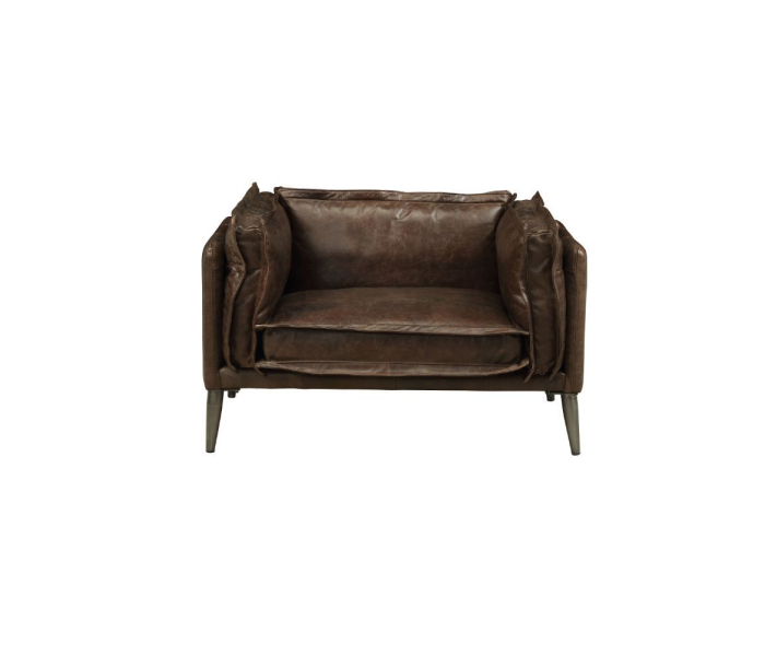 Porchester - Chair - Distress Chocolate Top Grain Leather