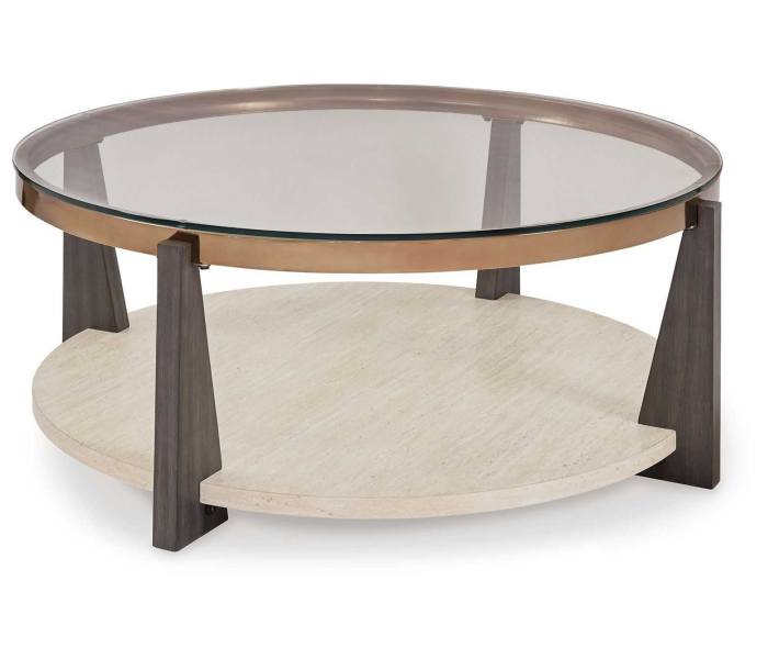 Frazwa - Multi - Round Cocktail Table, 41.38"