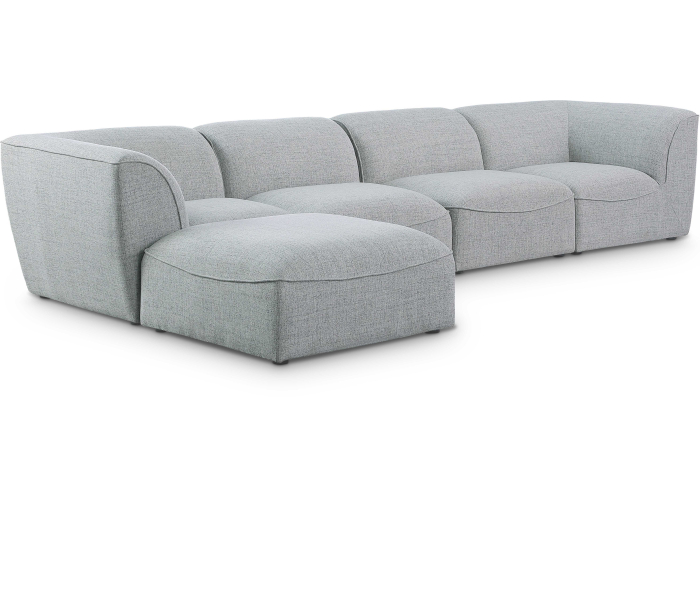 Miramar - 5 Piece Modular Sectional With Chaise, 142"