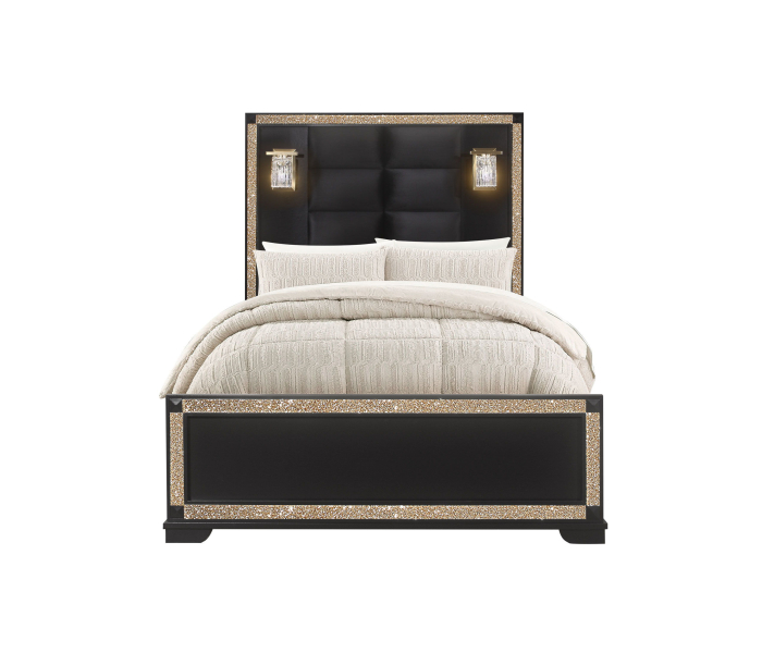 Blake - Full Bed Headboard & Footboard - Black /