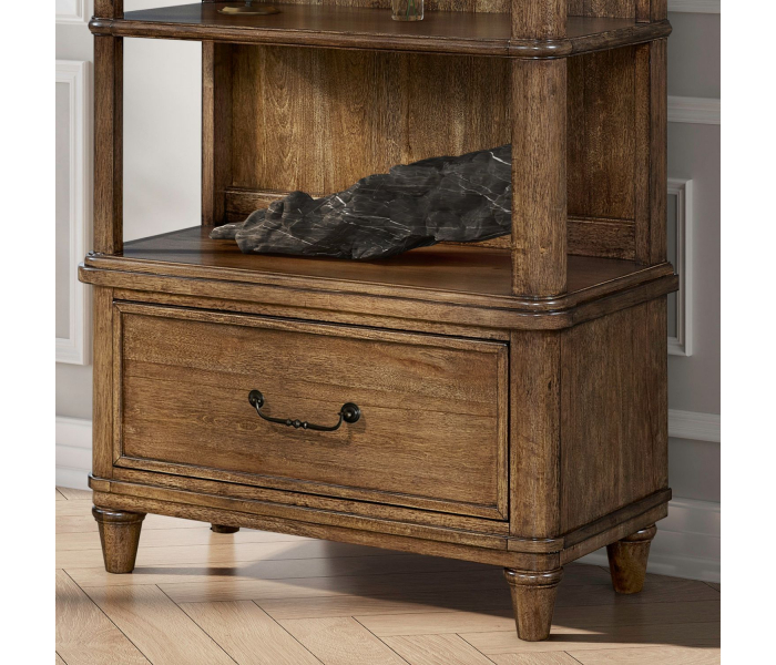 Harrison Heights - Etegere Base - Sienna - Dark Brown