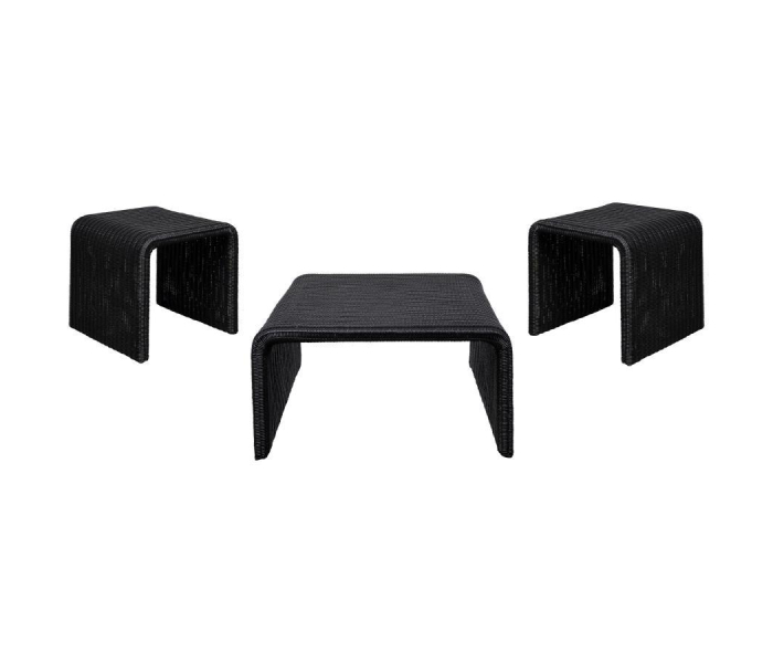 Cahya - 3 Piece Rattan Coffee And End Table Set