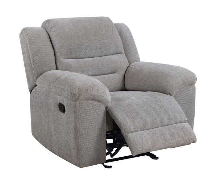 Gilson - Chenille Upholstered Reclining Glider Recliner