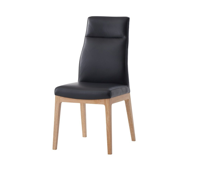 Raquan - Side Chair (Set of 2) - Black & Walnut