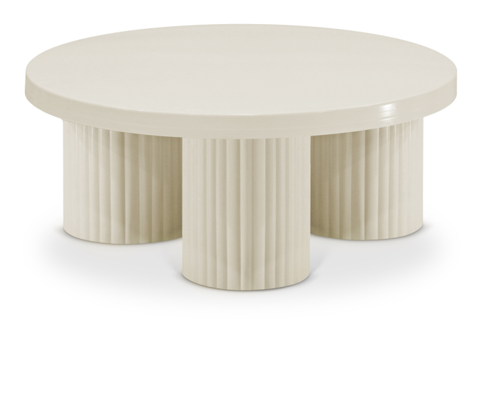 Rhodes - Coffee Table - Cream, 39"