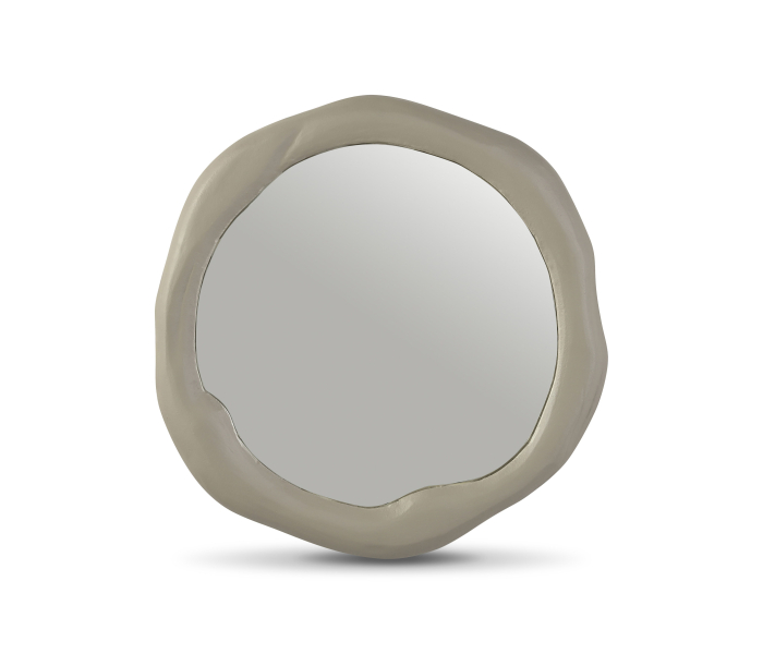 Armada - 30" Aluminum Mirror - Taupe - Dark Gray
