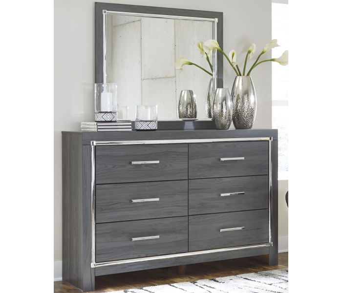 Lodanna Dresser, Mirror Gray, 60.5" Wide