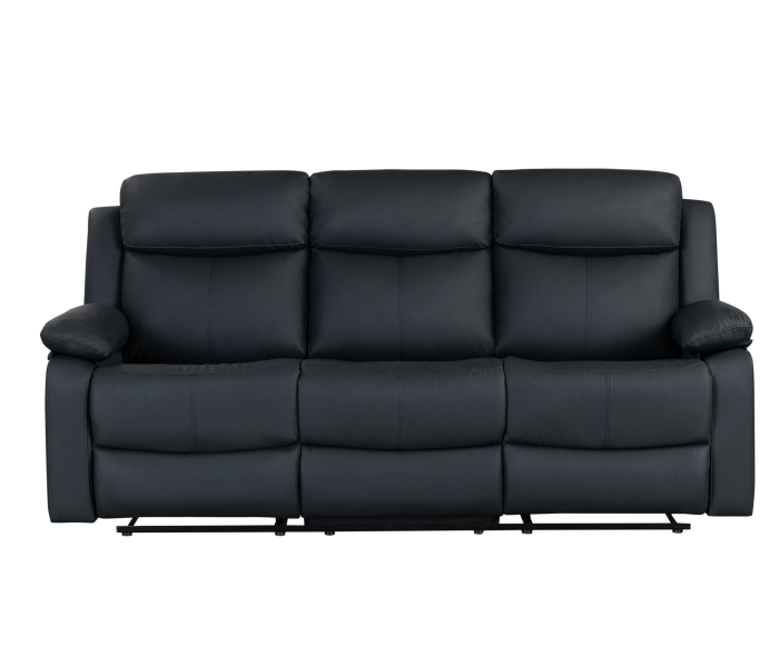 U6026 - Console Reclining Loveseat With LED - Black
