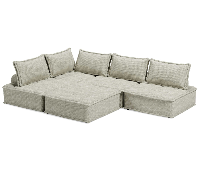 Bales - Taupe - 5-Piece Modular Seating, 117"