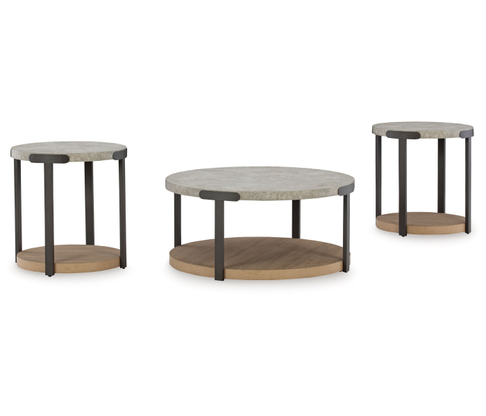 Darthurst - Light Brown - Occasional Table Set (Set of 3), 36.25"