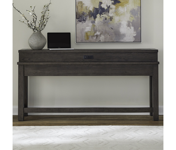 Cascade Falls - Console Bar Table - Satin Espresso, 72"