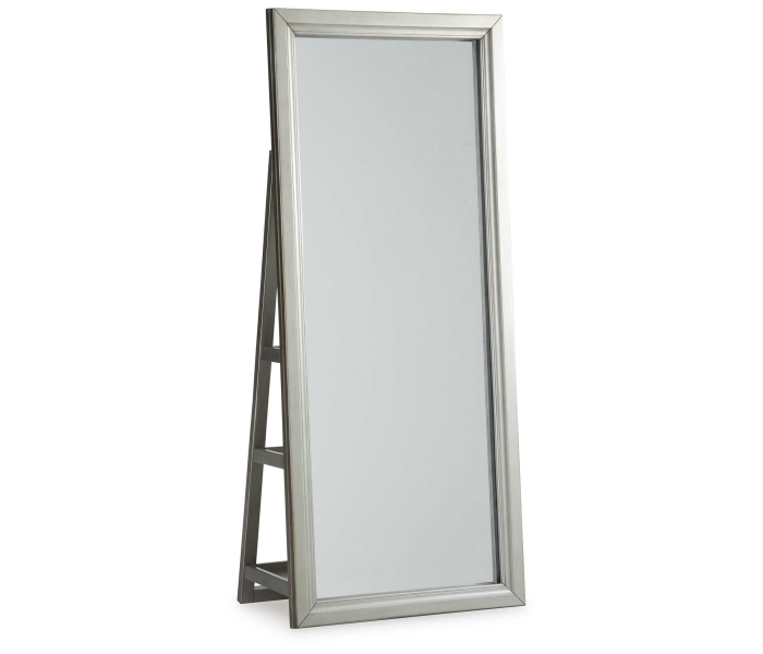 Evesen - Champagne - Floor Standing Mirror With Storage