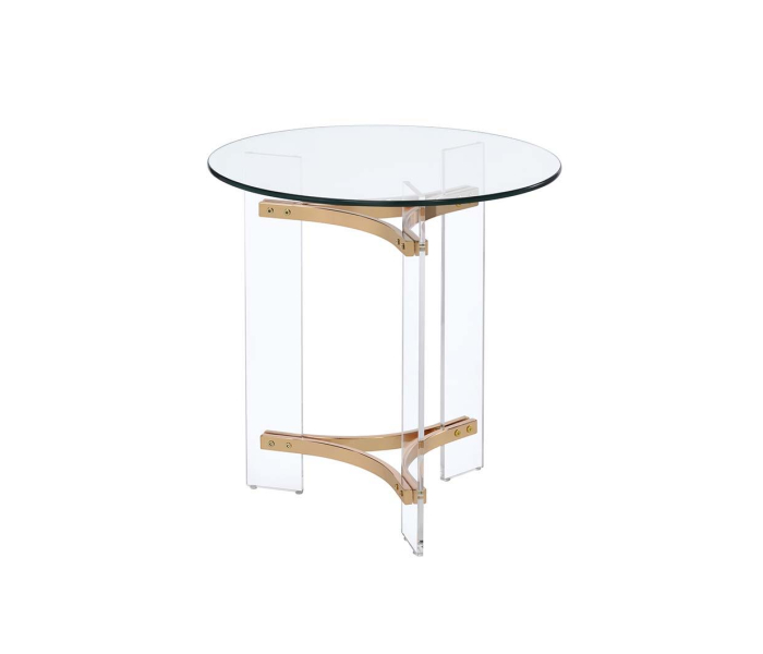 Sosi - End Table - Gold Finish, 23"