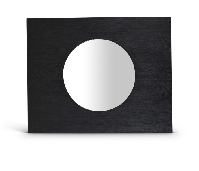 Optic - Oak Wood Frame Mirror