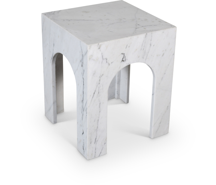 Palermo - Marble End Table, 18"