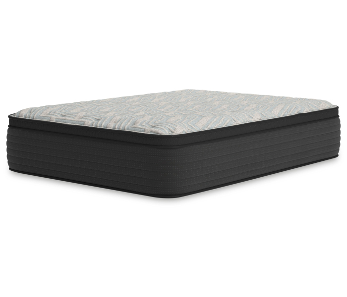 Palisades Et - Gray / Blue - Queen Mattress