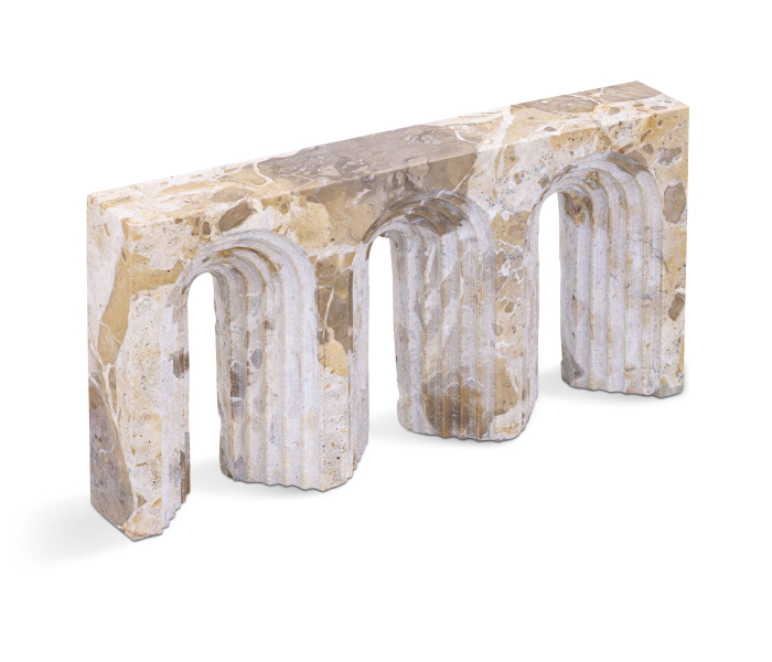Curva - Marble Decorative Object, 12"