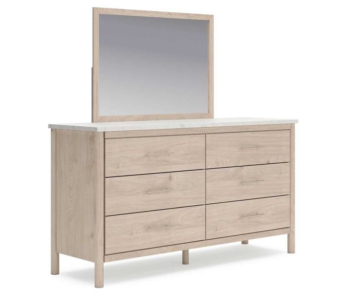 Cadmori - Two-Tone - Dresser And Mirror, 63.54" Wide