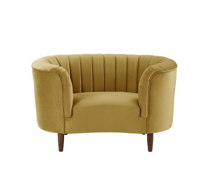 Millephri - Chair - Olive Yellow Velvet