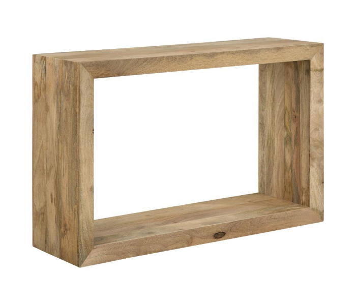 Benton - Rectangular Solid Wood Sofa Console Table - Natural, 46"