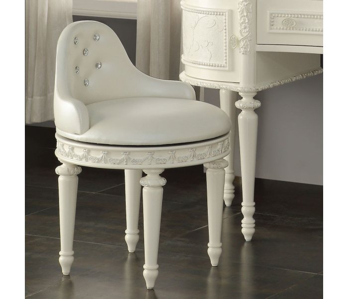 Dorothy - Vanity Chair With Swivel - Ivory