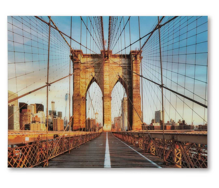 Shayward - Blue / Amber - Wall Art