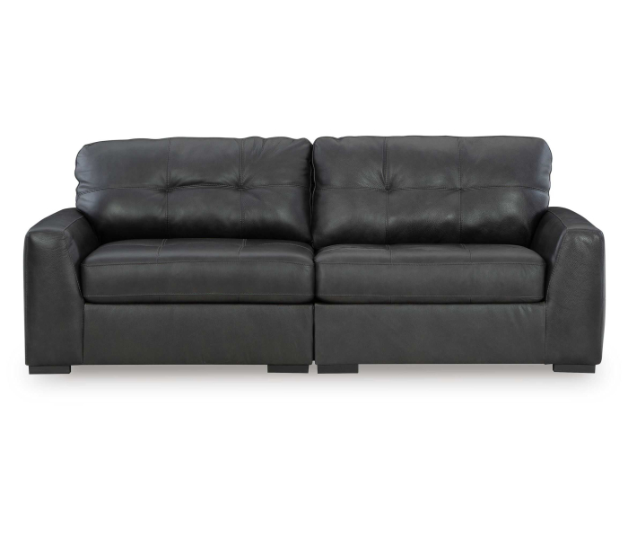 Brindley Pier - Fog - 2-Piece Sectional Loveseat, 96"