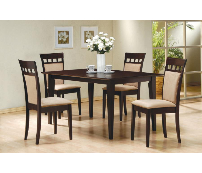 Gabriel - 5 Piece 59" Rectangular Dining Set - Cappuccino