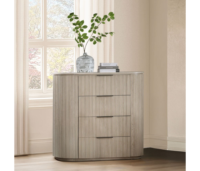 Leanna - Chest - Light Oak - Light Brown, 45" Tall