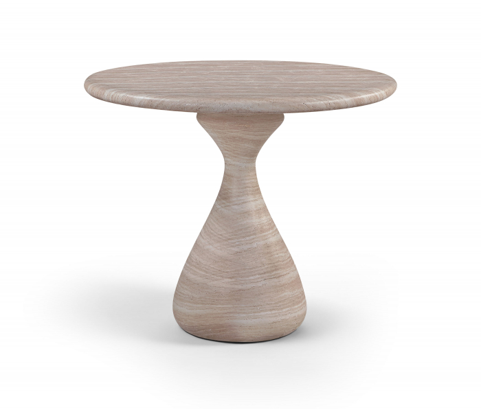 Sano - 36'' Indoor/Outdoor Dining Table - Travertine - Beige, 36"