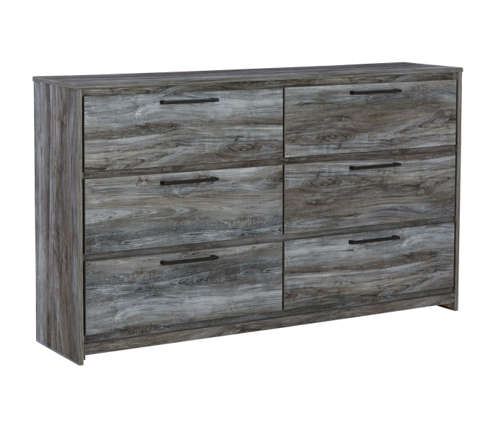 Baystorm - Gray - Six Smooth Drawer Dresser, 61.69" Wide