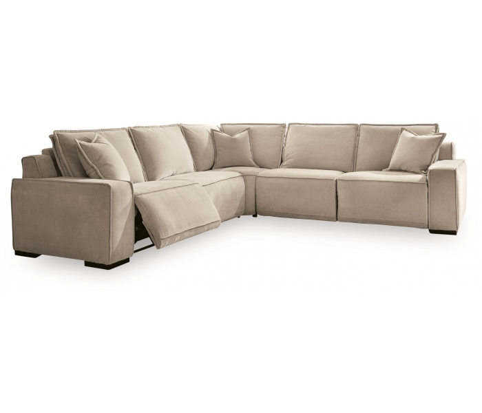 Carceri 5-Piece Power Sectional Reclining Sofa Cashmere