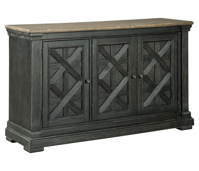 Tyler Creek - Black / Gray - Dining Room Server