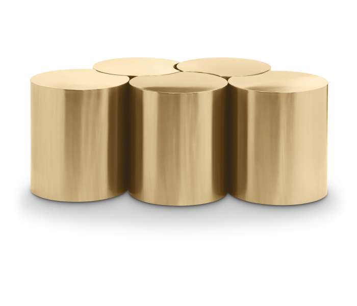 Dimple - 20" 5 Piece Modular Coffee Table, 50"