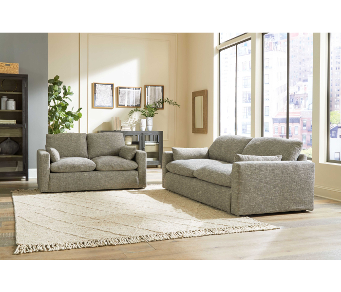 Dramatic - Granite - 2 Pc. - Sofa, Loveseat