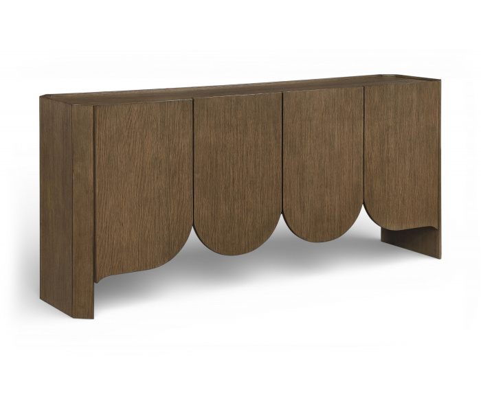 Ember - Solid Wood Sideboard/Buffet - Brown - Dark Brown