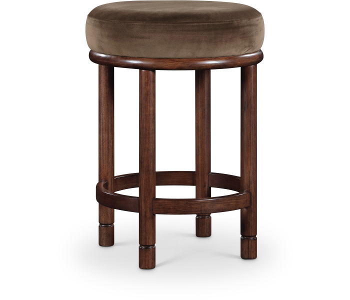 Monette - Counter Stool With Brown Base