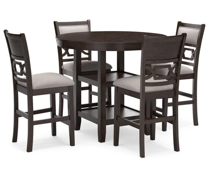 Langwest - Brown - Dining Room Counter Table Set (Set of 5)