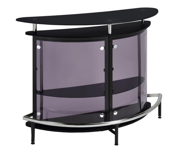 Amarillo - Freestanding Glass Top Home Bar Wine Cabinet