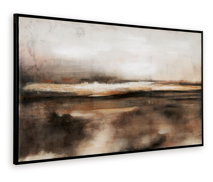 Drewland - Black / Brown / Orange - Wall Art