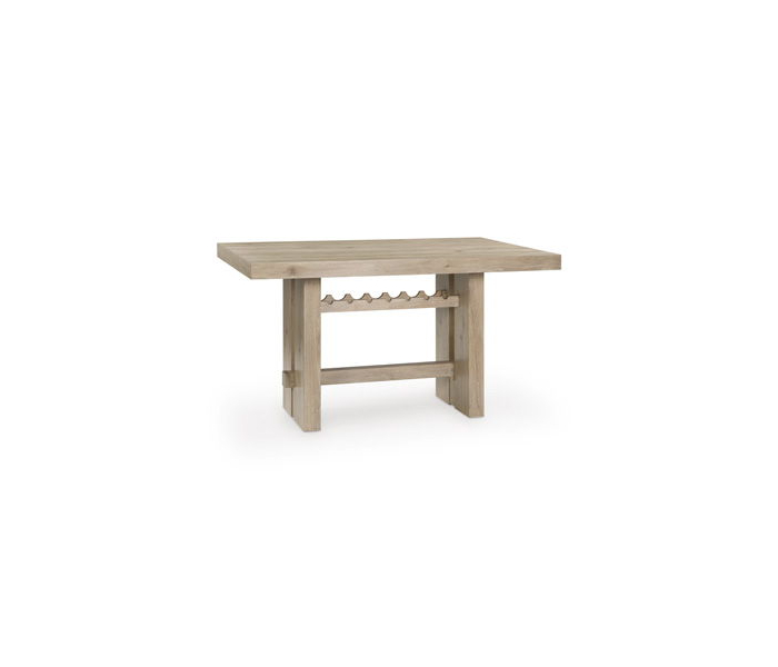 Lasinger Rectangular Dining Room Counter Table Light Brown, 66"