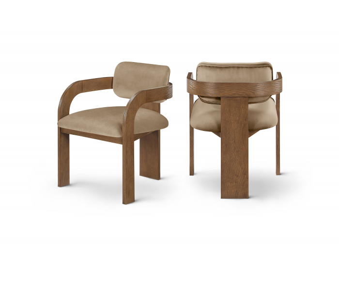Cedra - Velvet Performance Fabric Upholstered Dining Chair (Set of 2)
