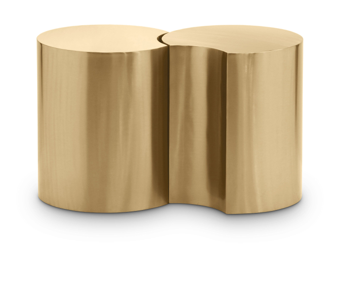 Dimple - 20" 2 Piece Modular End Table, 33.5"