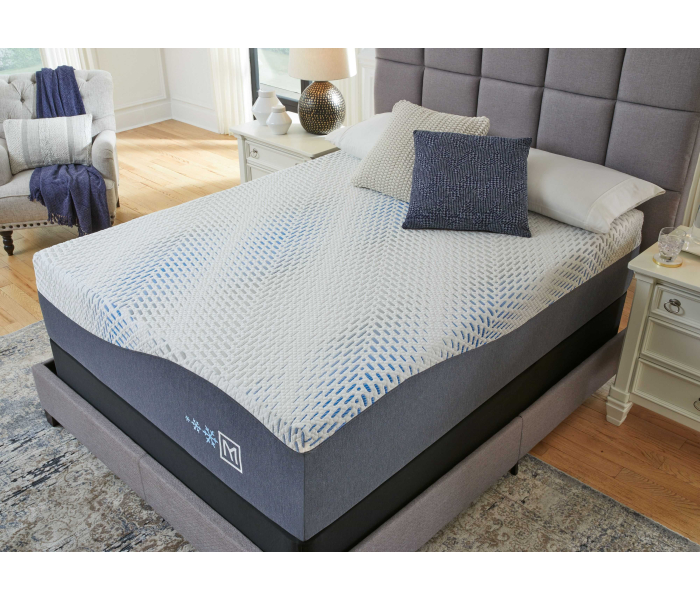 Millennium - White - 2 Pc. - Luxury Gel California King Mattress, Foundation