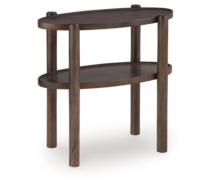 Wiattbury Accent Table Gray Brown, 22"