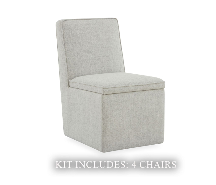 Accent Dining - Accent Dining Chair (Set of 4) - Cloud - Gray