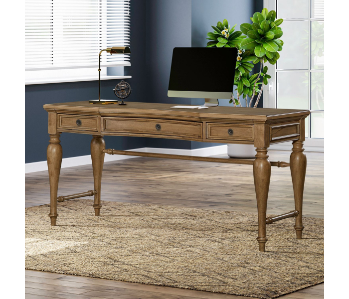 Reynolda - Writing Desk - Camel - Dark Brown